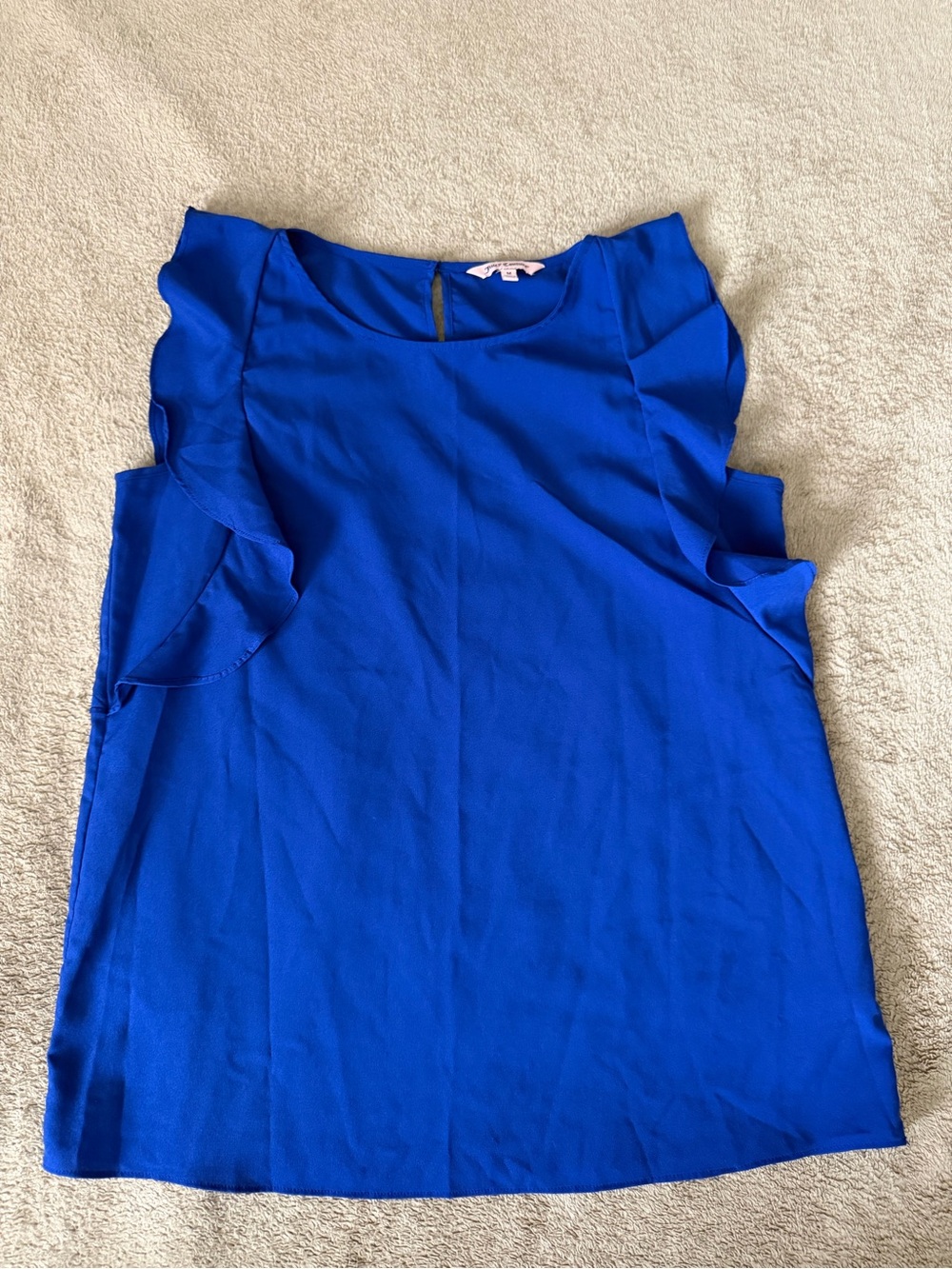 Juicy Couture Royal Blue Ruffle Sleeve Camisole